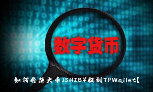 如何将柴犬币（SHIB）提到TPWallet？